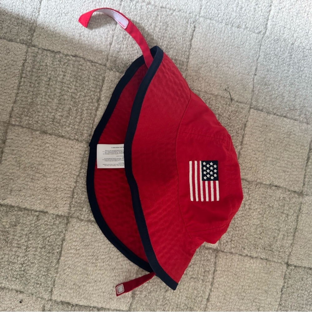 Baby Bucket Hat with American Flag 12-24m